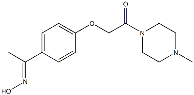  2-{4-[1-(hydroxyimino)ethyl]phenoxy}-1-(4-methylpiperazin-1-yl)ethan-1-one