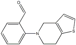 2-{4H,5H,6H,7H-thieno[3,2-c]pyridin-5-yl}benzaldehyde 化学構造式