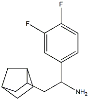 2-{bicyclo[2.2.1]heptan-2-yl}-1-(3,4-difluorophenyl)ethan-1-amine Structure