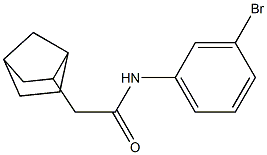 2-{bicyclo[2.2.1]heptan-2-yl}-N-(3-bromophenyl)acetamide Structure