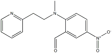 2-{methyl[2-(pyridin-2-yl)ethyl]amino}-5-nitrobenzaldehyde Structure