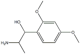 2-amino-1-(2,4-dimethoxyphenyl)propan-1-ol Structure