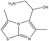2-amino-1-(3,6-dimethylimidazo[2,1-b][1,3]thiazol-5-yl)ethanol Structure