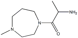 2-amino-1-(4-methyl-1,4-diazepan-1-yl)propan-1-one 化学構造式