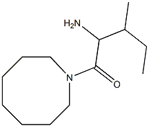 2-amino-1-(azocan-1-yl)-3-methylpentan-1-one 化学構造式