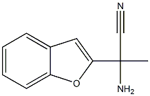 2-amino-2-(1-benzofuran-2-yl)propanenitrile