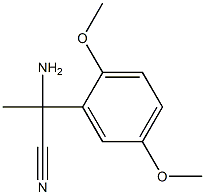 2-amino-2-(2,5-dimethoxyphenyl)propanenitrile