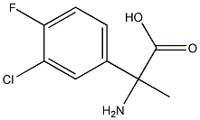 2-amino-2-(3-chloro-4-fluorophenyl)propanoic acid|