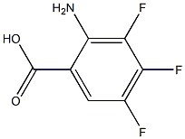 2-amino-3,4,5-trifluorobenzoic acid Structure