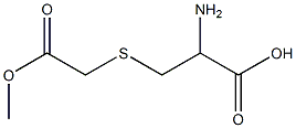 2-amino-3-[(2-methoxy-2-oxoethyl)thio]propanoic acid Struktur