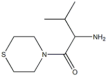 2-amino-3-methyl-1-(thiomorpholin-4-yl)butan-1-one Structure