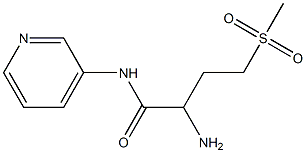 2-amino-4-(methylsulfonyl)-N-pyridin-3-ylbutanamide