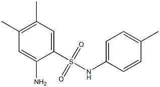 2-amino-4,5-dimethyl-N-(4-methylphenyl)benzene-1-sulfonamide