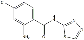 2-amino-4-chloro-N-(1,3,4-thiadiazol-2-yl)benzamide,,结构式