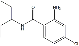 2-amino-4-chloro-N-(1-ethylpropyl)benzamide 结构式