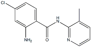 2-amino-4-chloro-N-(3-methylpyridin-2-yl)benzamide Structure