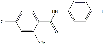 2-amino-4-chloro-N-(4-fluorophenyl)benzamide Structure