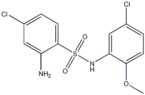 2-amino-4-chloro-N-(5-chloro-2-methoxyphenyl)benzene-1-sulfonamide