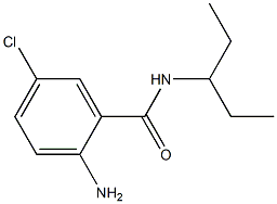 2-amino-5-chloro-N-(1-ethylpropyl)benzamide 结构式