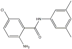 2-amino-5-chloro-N-(3,5-dimethylphenyl)benzamide 结构式