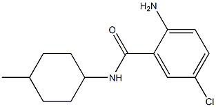 2-amino-5-chloro-N-(4-methylcyclohexyl)benzamide Structure