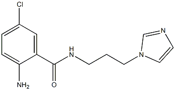 2-amino-5-chloro-N-[3-(1H-imidazol-1-yl)propyl]benzamide Structure