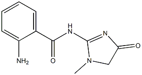 2-amino-N-(1-methyl-4-oxo-4,5-dihydro-1H-imidazol-2-yl)benzamide