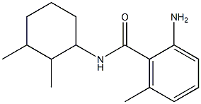 2-amino-N-(2,3-dimethylcyclohexyl)-6-methylbenzamide Structure