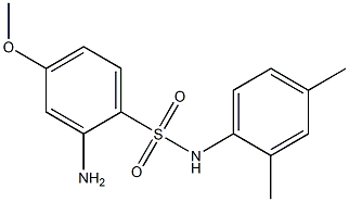 2-amino-N-(2,4-dimethylphenyl)-4-methoxybenzene-1-sulfonamide Structure