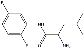 2-amino-N-(2,5-difluorophenyl)-4-methylpentanamide|