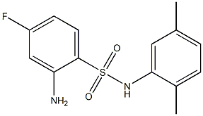  2-amino-N-(2,5-dimethylphenyl)-4-fluorobenzene-1-sulfonamide