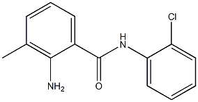 2-amino-N-(2-chlorophenyl)-3-methylbenzamide Structure