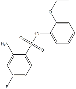  2-amino-N-(2-ethoxyphenyl)-4-fluorobenzene-1-sulfonamide