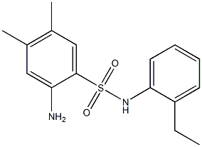 2-amino-N-(2-ethylphenyl)-4,5-dimethylbenzene-1-sulfonamide|