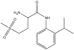 2-amino-N-(2-isopropylphenyl)-4-(methylsulfonyl)butanamide
