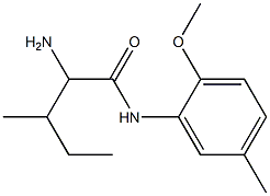 2-amino-N-(2-methoxy-5-methylphenyl)-3-methylpentanamide