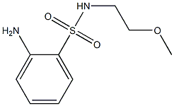 2-amino-N-(2-methoxyethyl)benzenesulfonamide