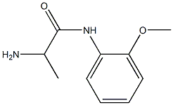 2-amino-N-(2-methoxyphenyl)propanamide Structure