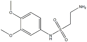 2-amino-N-(3,4-dimethoxyphenyl)ethane-1-sulfonamide