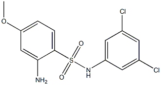 2-amino-N-(3,5-dichlorophenyl)-4-methoxybenzene-1-sulfonamide|