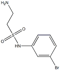 2-amino-N-(3-bromophenyl)ethanesulfonamide Structure