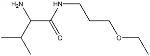 2-amino-N-(3-ethoxypropyl)-3-methylbutanamide