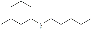 3-methyl-N-pentylcyclohexan-1-amine,,结构式