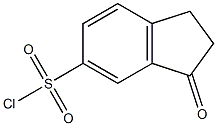 3-oxoindane-5-sulfonyl chloride Struktur