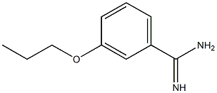 3-propoxybenzenecarboximidamide Structure