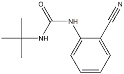 3-tert-butyl-1-(2-cyanophenyl)urea 结构式