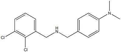 4-({[(2,3-dichlorophenyl)methyl]amino}methyl)-N,N-dimethylaniline Struktur