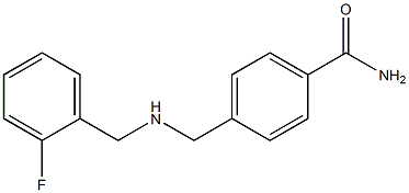 4-({[(2-fluorophenyl)methyl]amino}methyl)benzamide