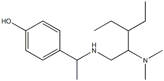 4-(1-{[2-(dimethylamino)-3-ethylpentyl]amino}ethyl)phenol