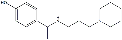 4-(1-{[3-(piperidin-1-yl)propyl]amino}ethyl)phenol